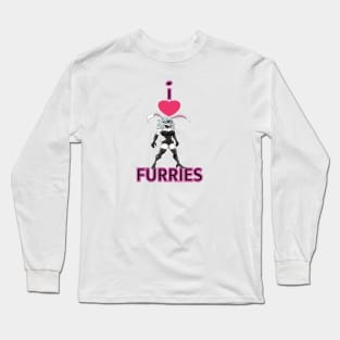 I Heart Furries Long Sleeve T-Shirt